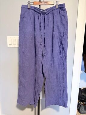 Jessica Simpson Purple Drawstring Jogger Pants